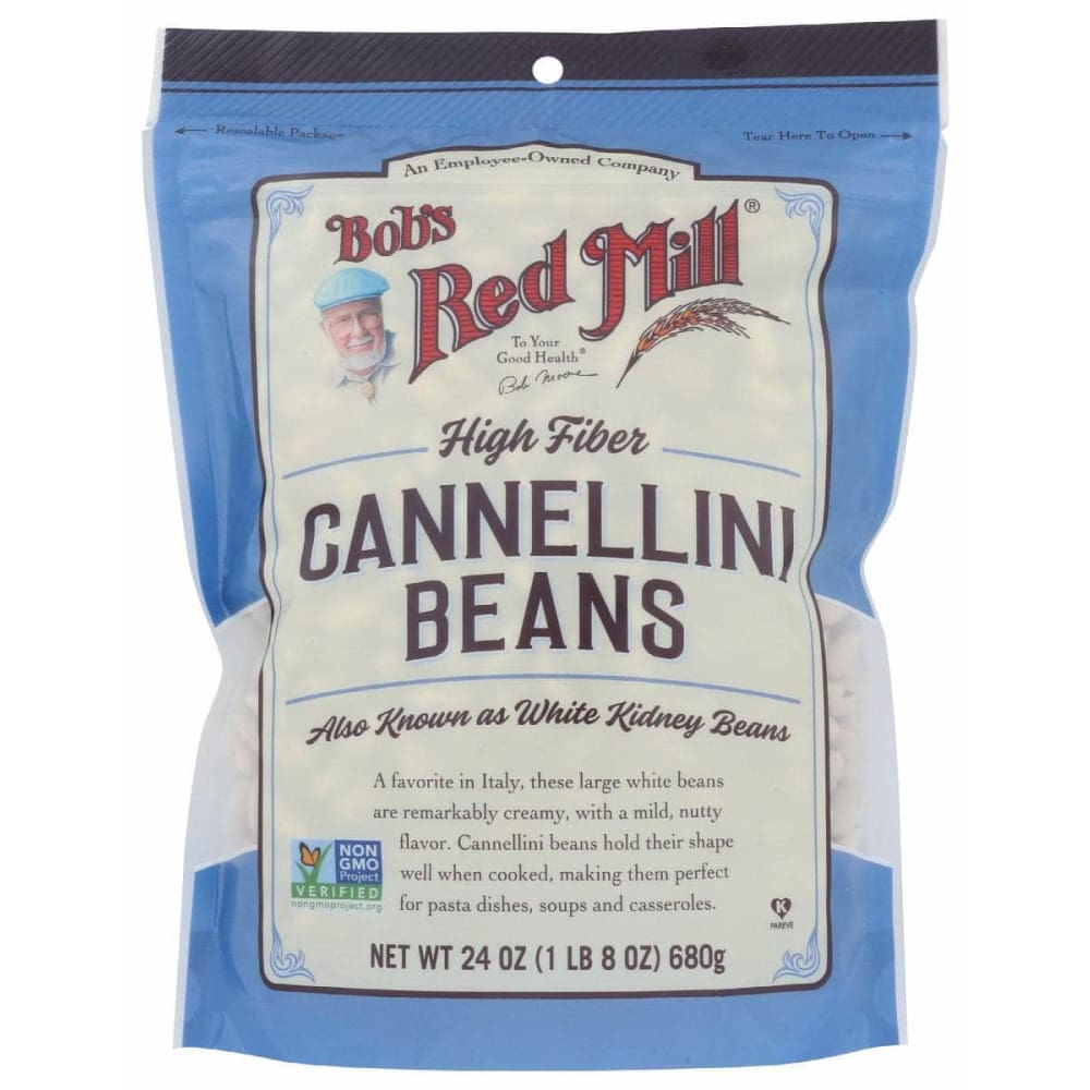 BOBS RED MILL Grocery > Pantry > Food BOBS RED MILL: Beans Cannellini, 24 oz