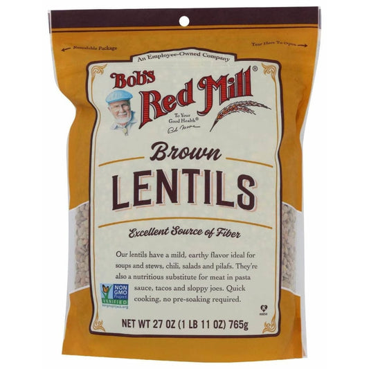 BOBS RED MILL Grocery > Pantry BOBS RED MILL: Brown Lentils, 27 oz