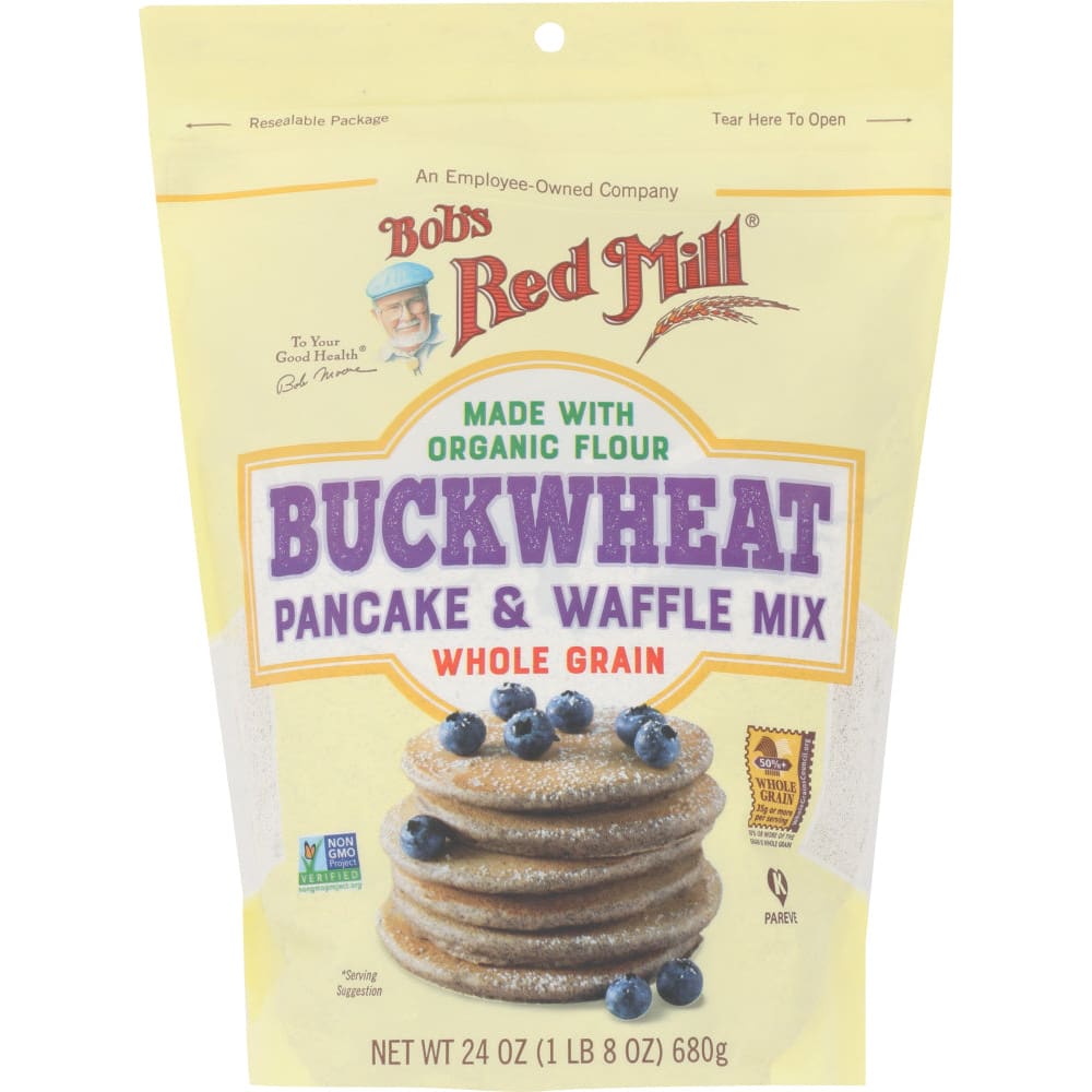 BOBS RED MILL: Buckwheat Pancake & Waffle Mix 24 oz (Pack of 5) - Cooking & Baking > Baking Ingredients - BOBS RED MILL