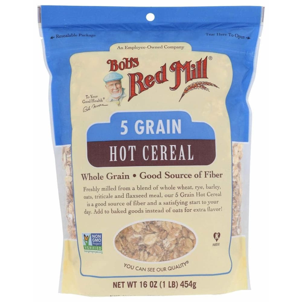 BOBS RED MILL Grocery > Breakfast > Breakfast Foods BOBS RED MILL: Cereal 5 Grain Rolled Hot, 16 oz