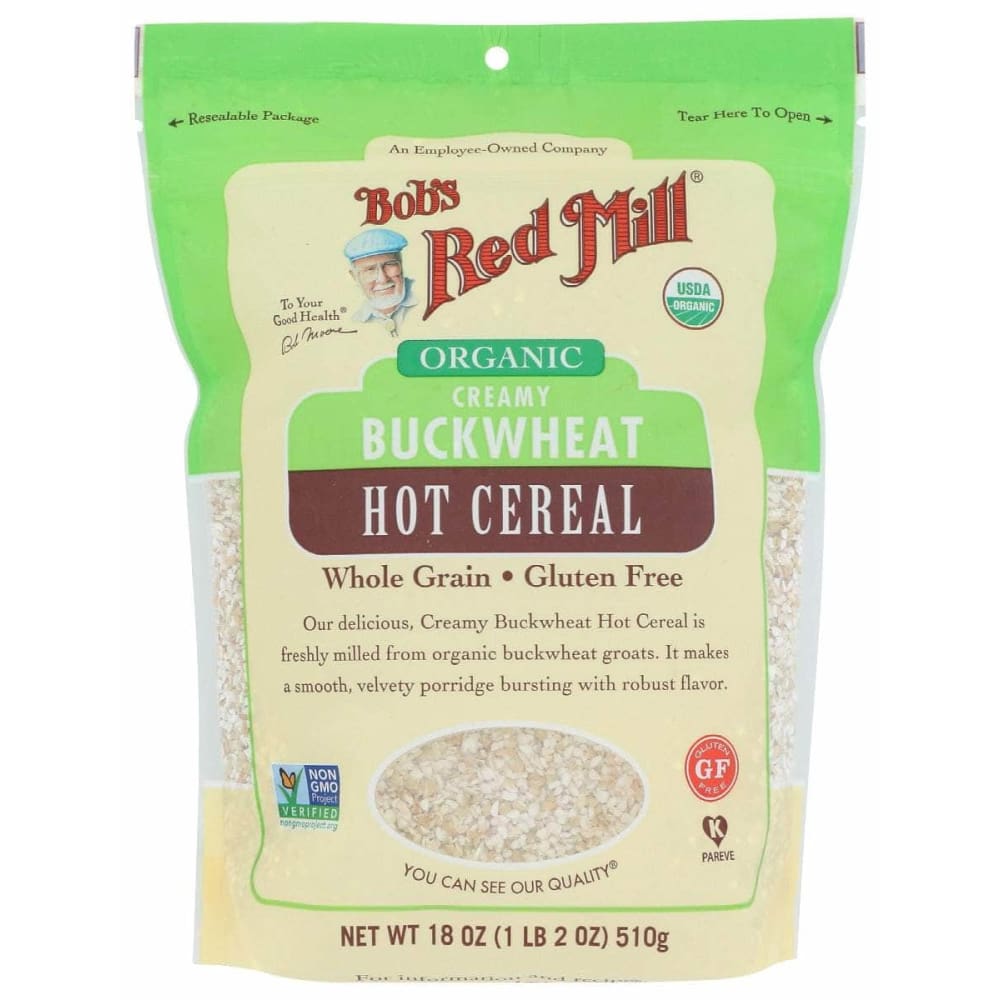 BOBS RED MILL Grocery > Breakfast > Breakfast Foods BOBS RED MILL: Cereal Bkwht Crmy Org Hot, 18 oz