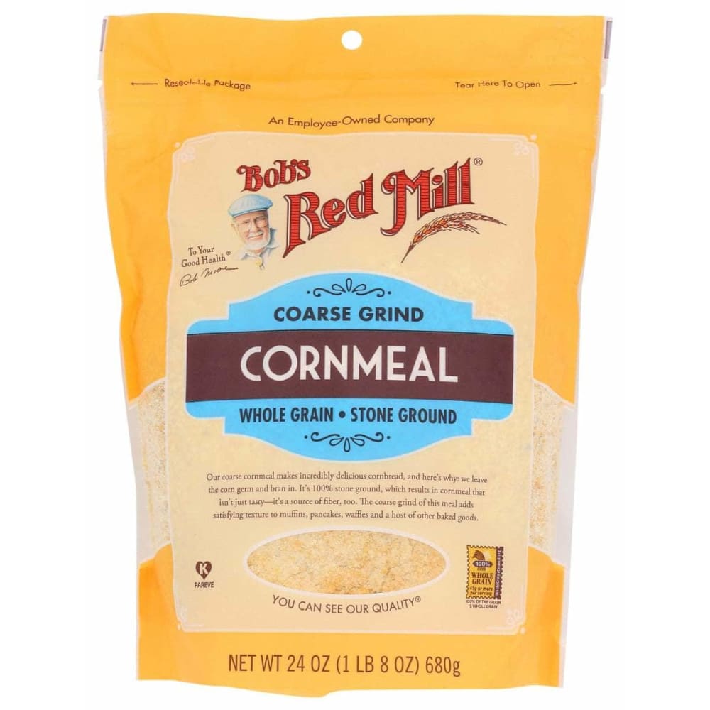 BOBS RED MILL Grocery > Cooking & Baking > Flours BOBS RED MILL: Coarse Grind Cornmeal, 24 oz