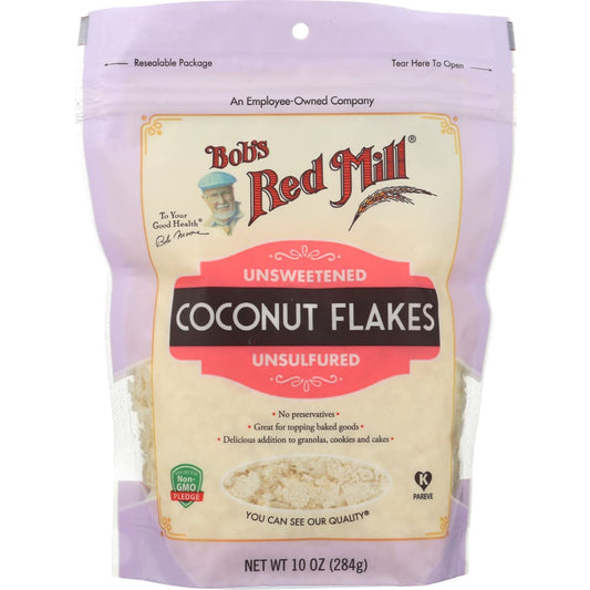 BOBS RED MILL: Coconut Flakes 10 oz (Pack of 5) - Grocery > Meal Ingredients > Dessert Toppings - BOBS RED MILL