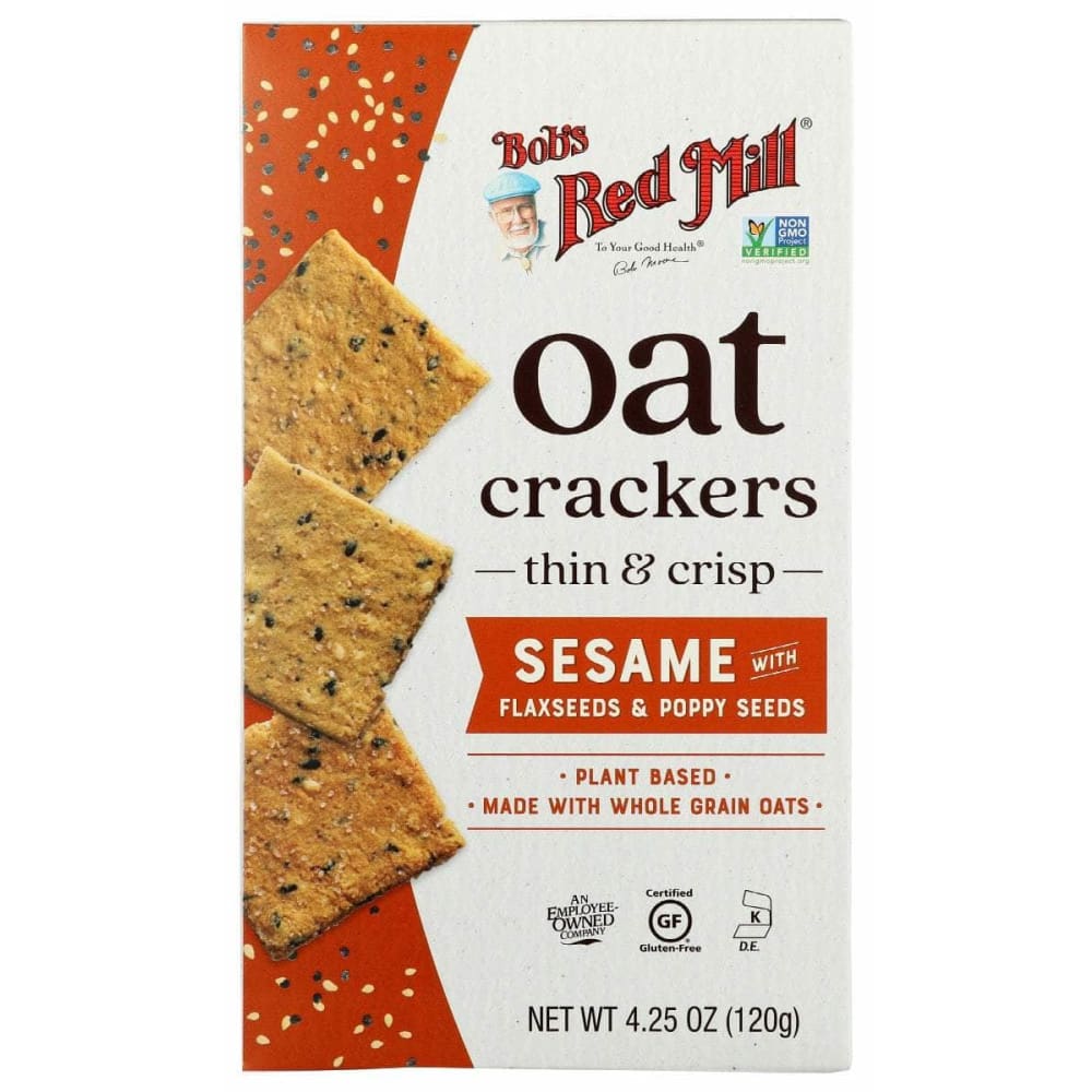 BOBS RED MILL Bobs Red Mill Crackers Oat Sesame, 4.25 Oz