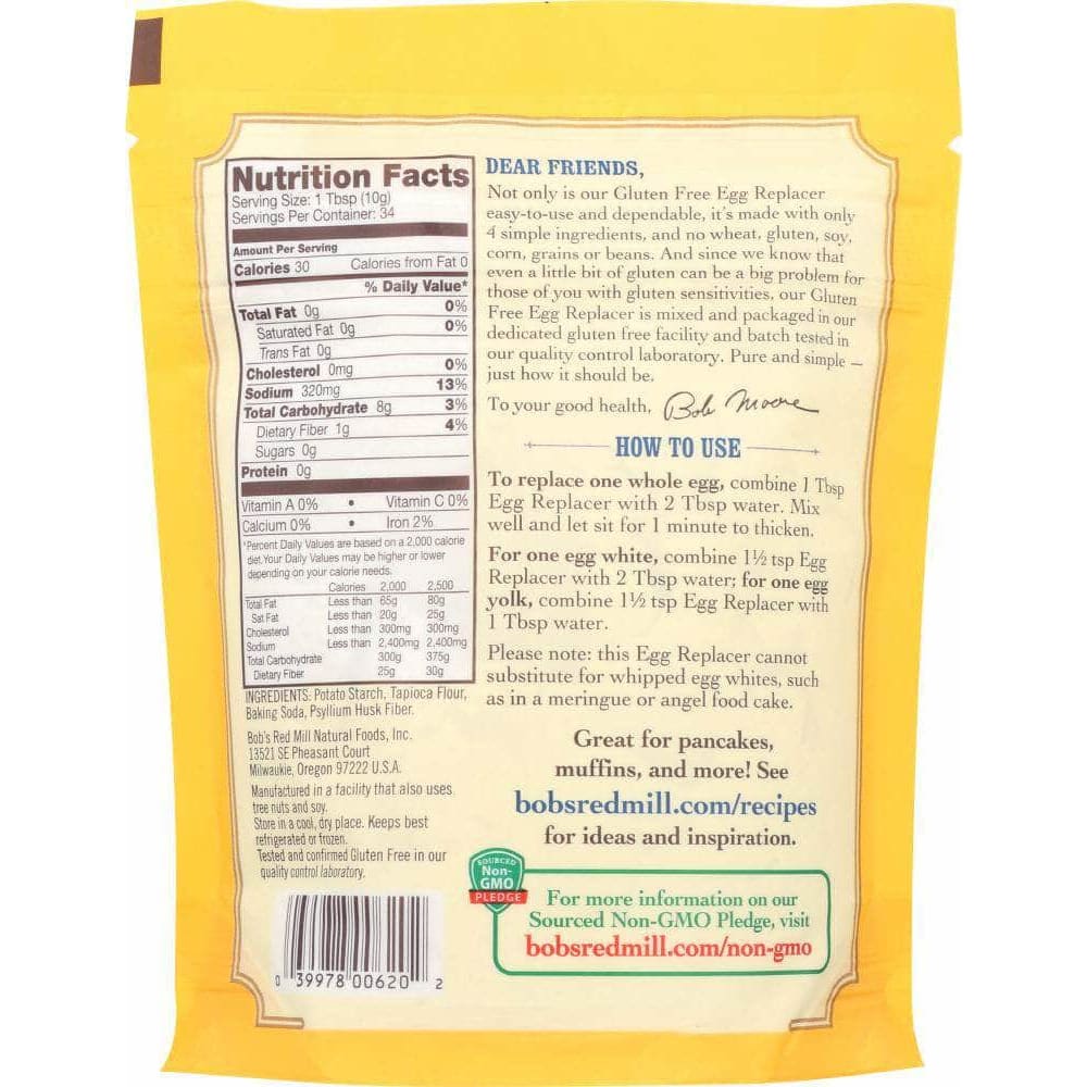 Bobs Red Mill Bobs Red Mill Egg Replacer Gluten Free, 12 oz