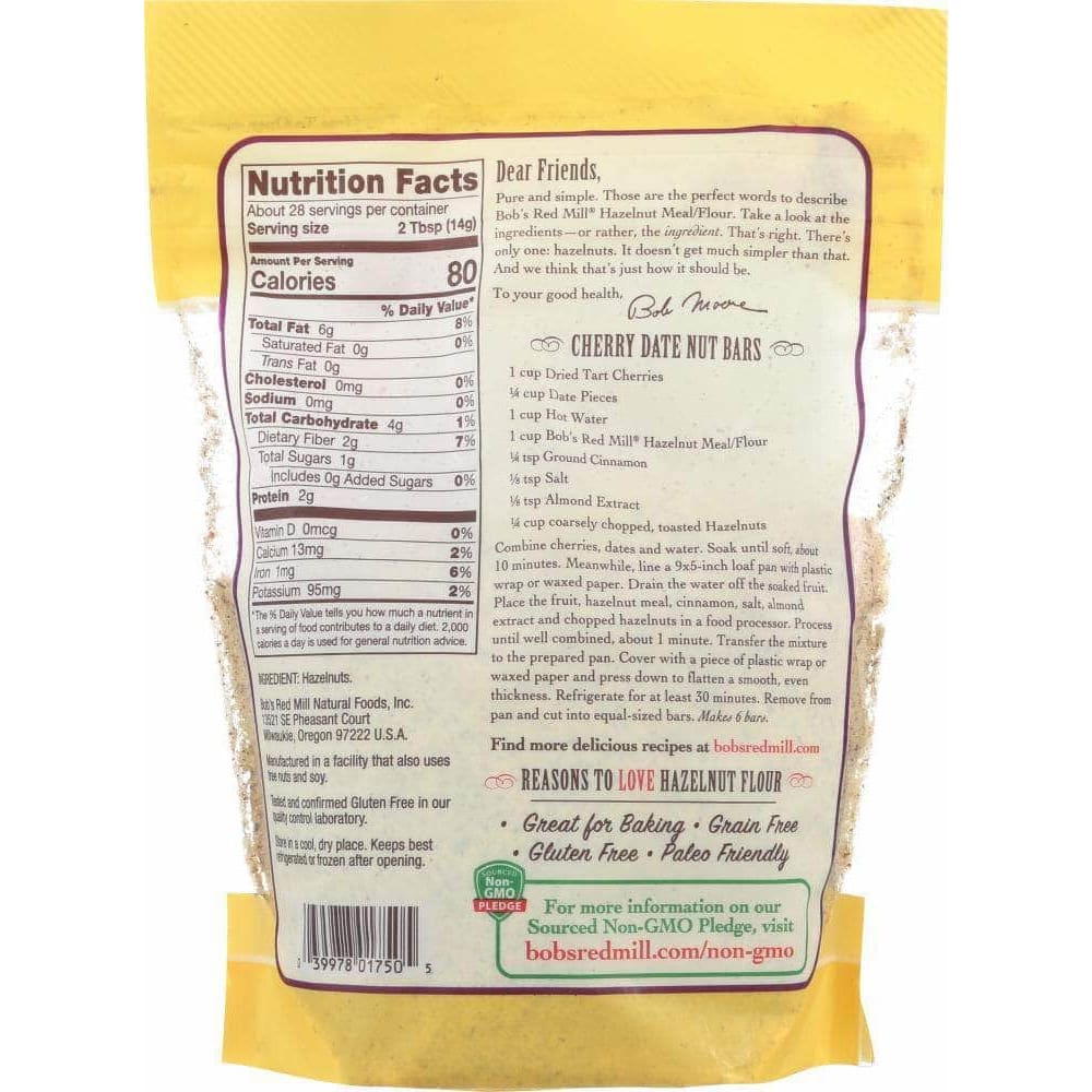 Bobs Red Mill Bobs Red Mill Finely Ground Hazelnut Meal/Flour, 14 oz
