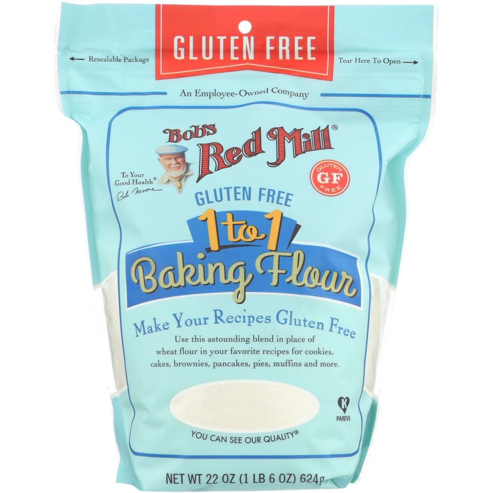 BOBS RED MILL: Gluten Free 1 to 1 Baking Flour 22 oz (Pack of 4) - Grocery > Cooking & Baking > Flours - BOBS RED MILL
