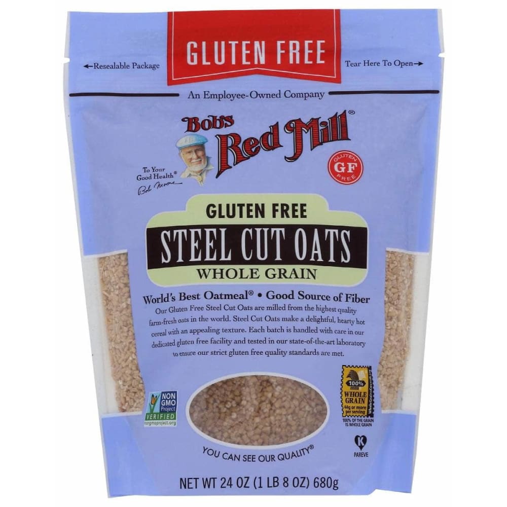 BOBS RED MILL Grocery > Meal Ingredients > Grains BOBS RED MILL: Gluten Free Steel Cut Oats, 24 oz