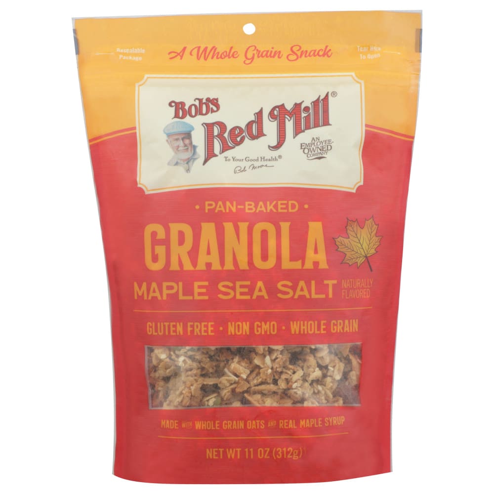 BOBS RED MILL: Homestyle Maple Sea Salt Granola, 11 OZ (Pack of 4 ...