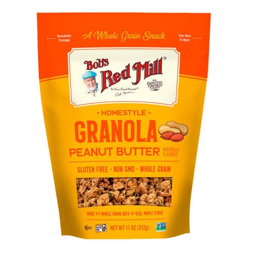 Bob’s Red Mill Homestyle Peanut Butter Granola 11oz (Case of 6) - Pasta & Grain/Cereal - Bob’s Red Mill