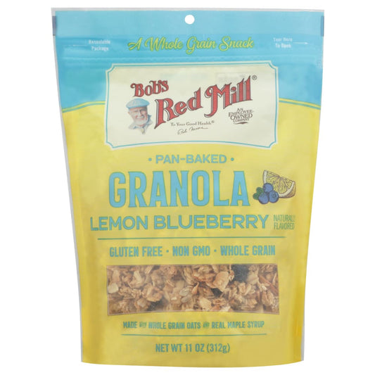 BOBS RED MILL: Lemon Blueberry Homestyle Granola 11 OZ (Pack of 4) - BOBS RED MILL