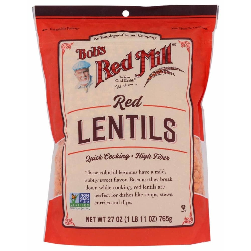 BOBS RED MILL Grocery > Pantry BOBS RED MILL: Red Lentils, 27 oz