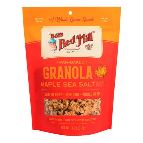 Bob’s Red Mill Maple Sea Salt Pan Baked Granola 11oz (Case of 6) - Pasta & Grain/Cereal - Bob’s Red Mill