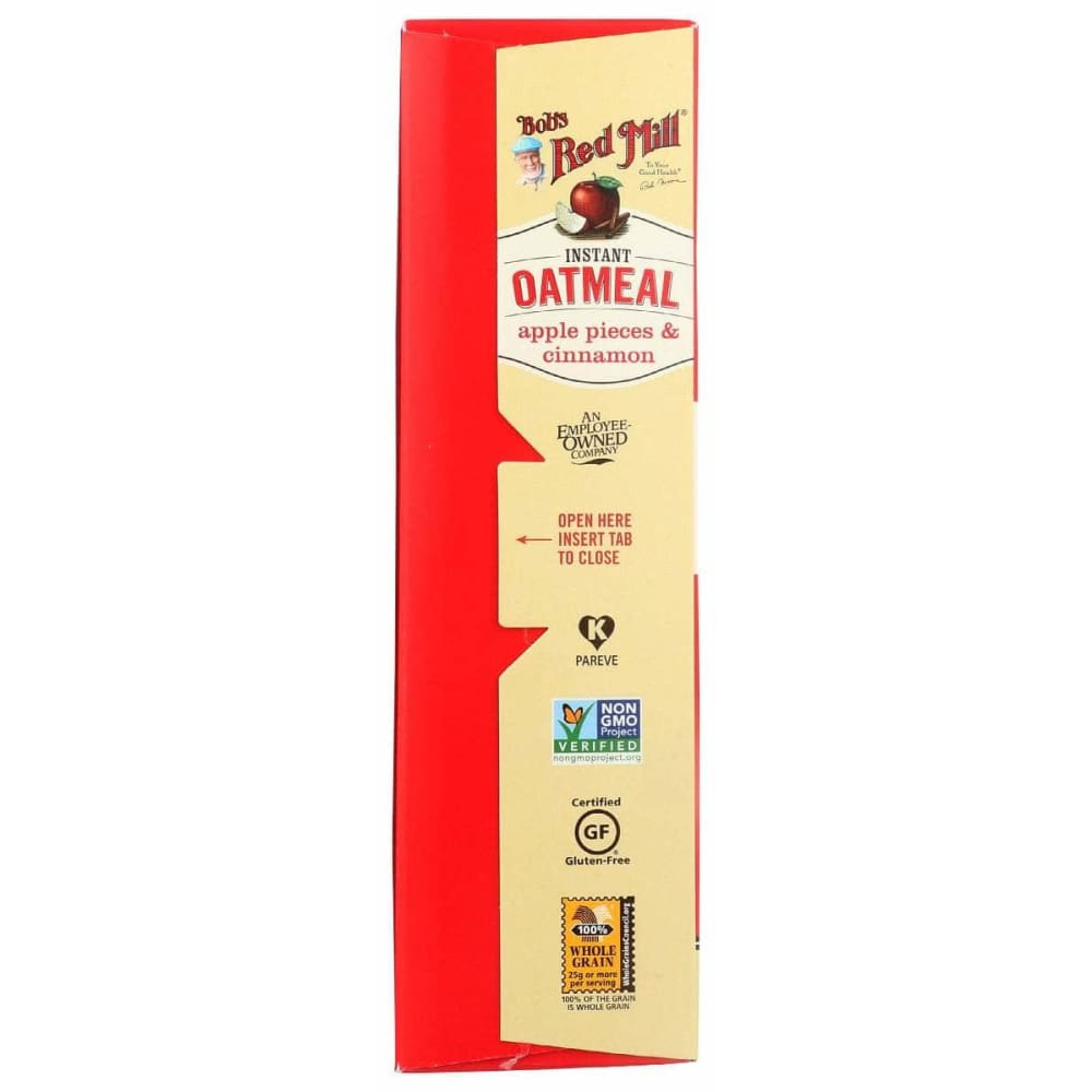 BOBS RED MILL Bobs Red Mill Oatmeal Instant Apple Cinnamon, 9.88 Oz