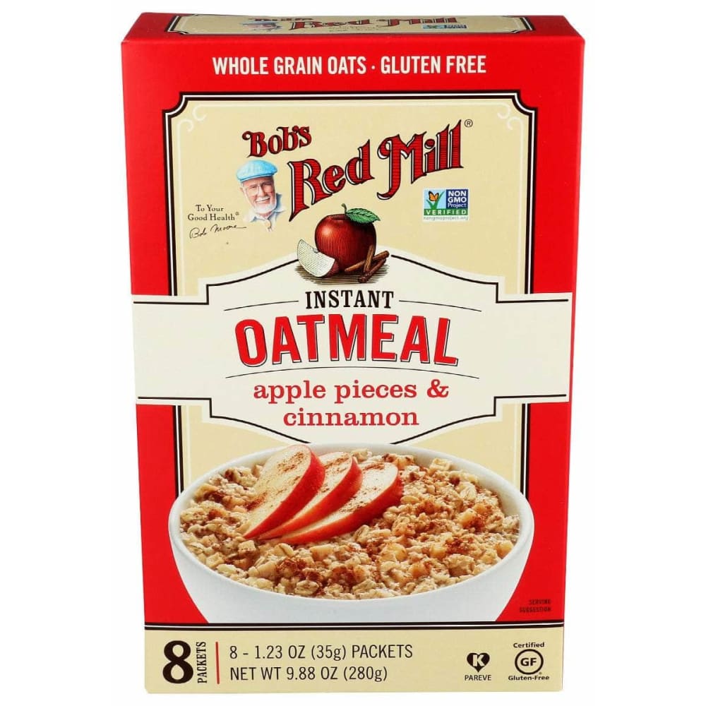 BOBS RED MILL Bobs Red Mill Oatmeal Instant Apple Cinnamon, 9.88 Oz