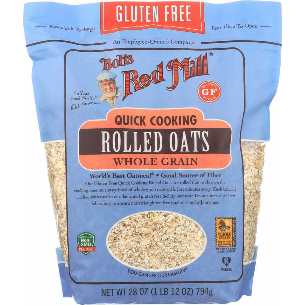 Bobs Red Mill Bobs Red Mill Oats Rolled Gluten Free, Quick Cook, 28 oz