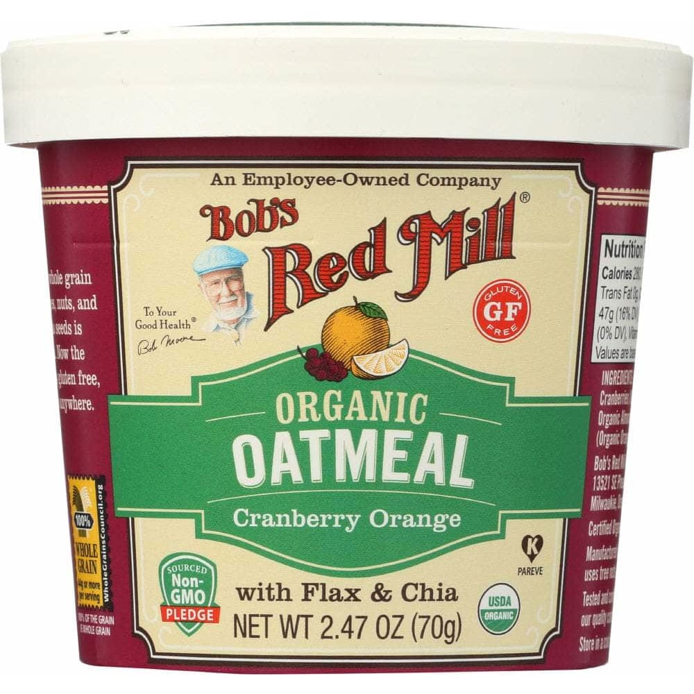 Bobs Red Mill Bobs Red Mill Organic Oatmeal Cup Cranberry Orange, 2.47 oz