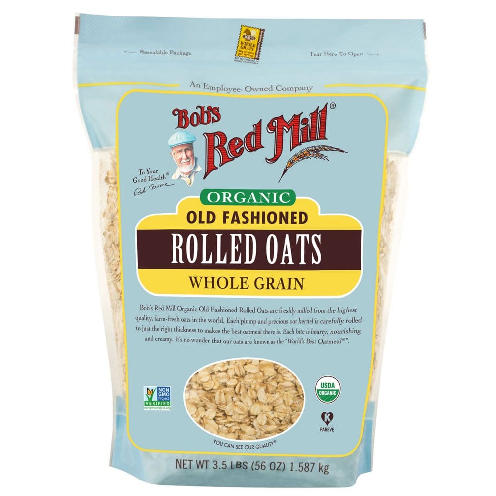 Bob’s Red Mill Organic Old Fashioned Rolled Oats (56 oz.) - New Items - ShelHealth