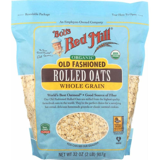 BOBS RED MILL Bob'S Red Mill Organic Old Fashioned Rolled Oats Whole Grain, 32 Oz