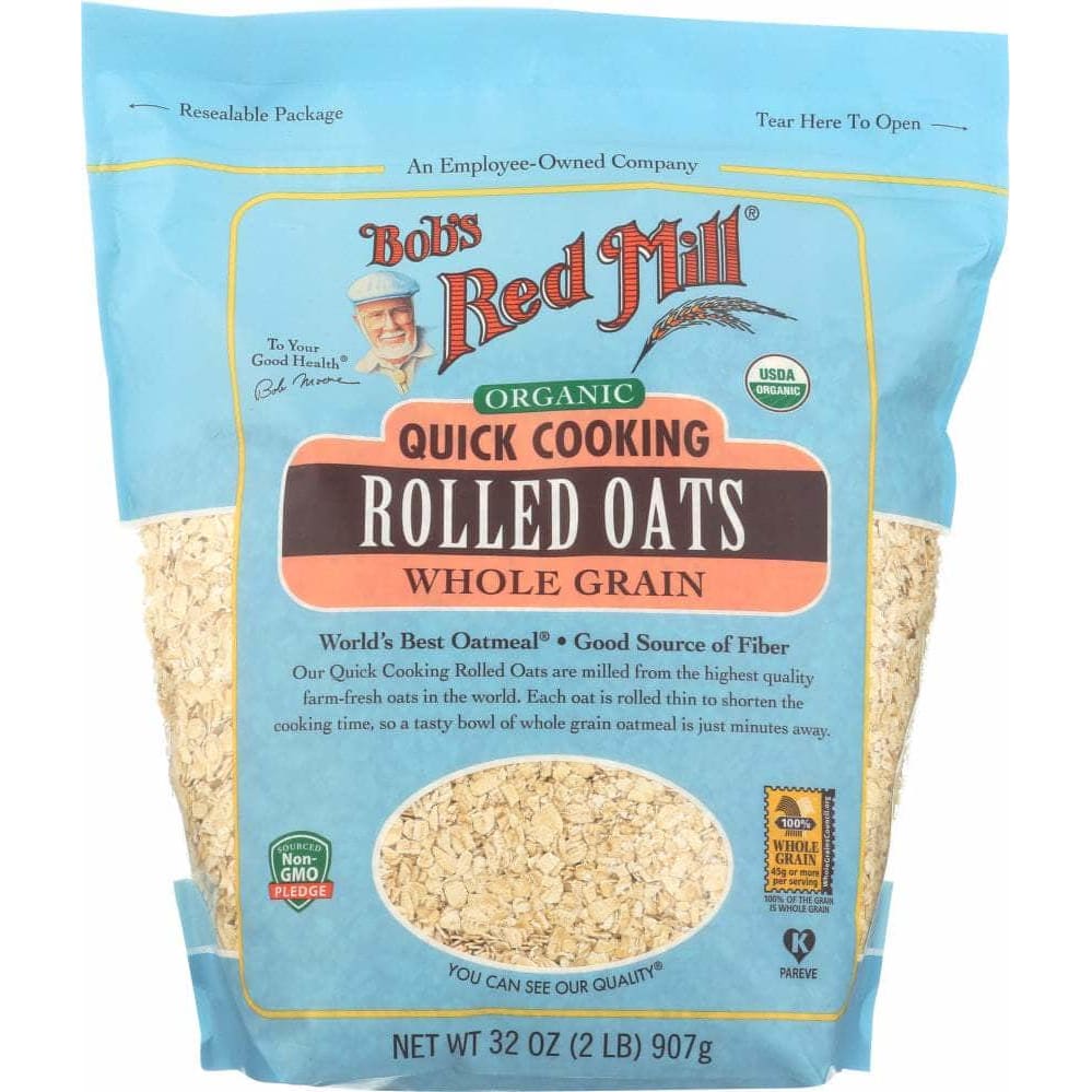 Bobs Red Mill Bobs Red Mill Organic Quick Cooking Rolled Oats, 32 oz