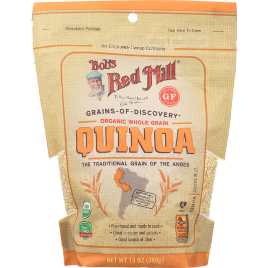 BOBS RED MILL: Organic White Quinoa 13 oz (Pack of 4) - Grocery > Pantry - BOBS RED MILL