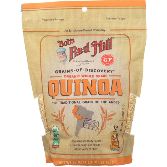 BOBS RED MILL: Quinoa White Organic 26 oz (Pack of 2) - Grocery > Pantry - BOBS RED MILL