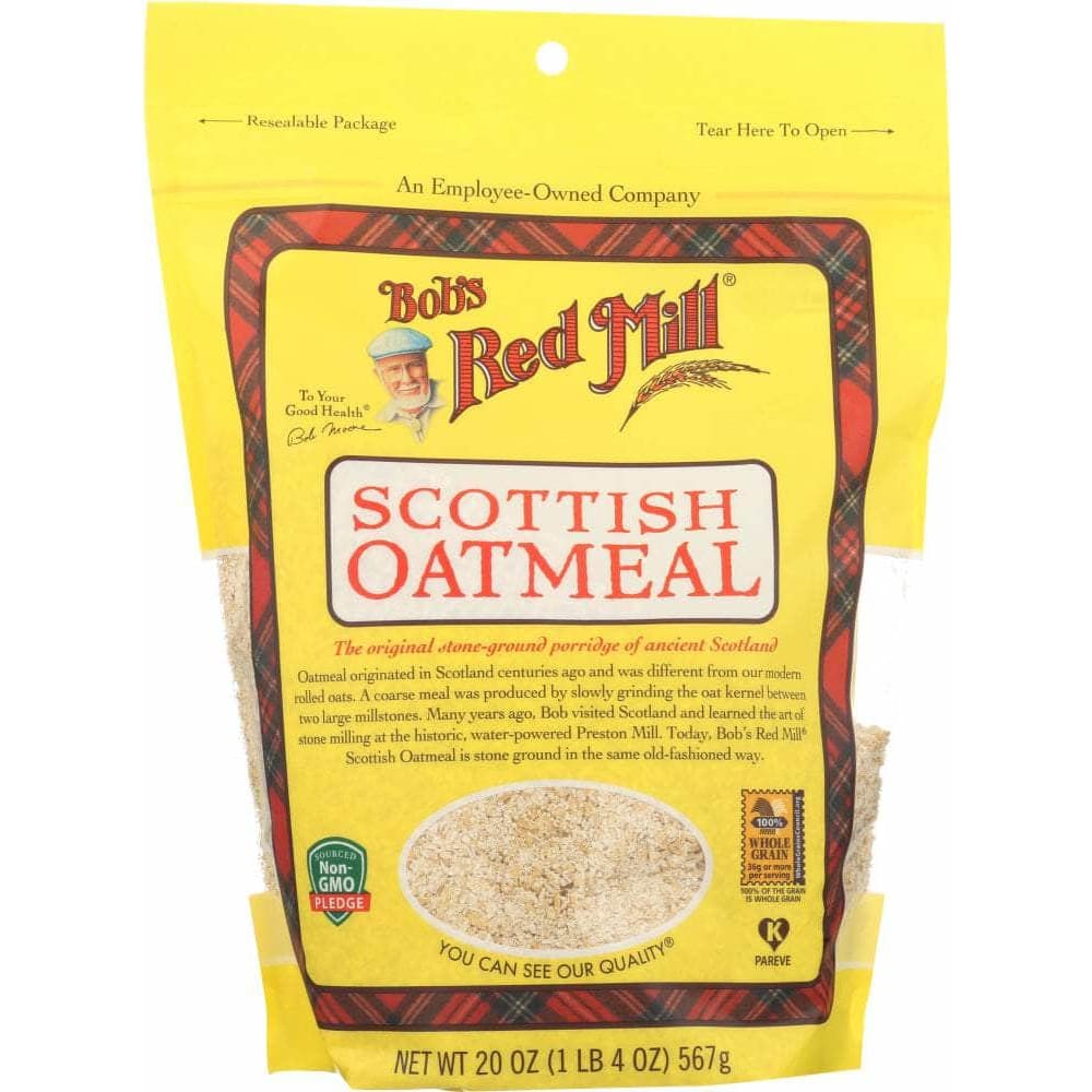 BOBS RED MILL Grocery > Breakfast > Breakfast Foods BOBS RED MILL: Scottish Oatmeal, 20 oz