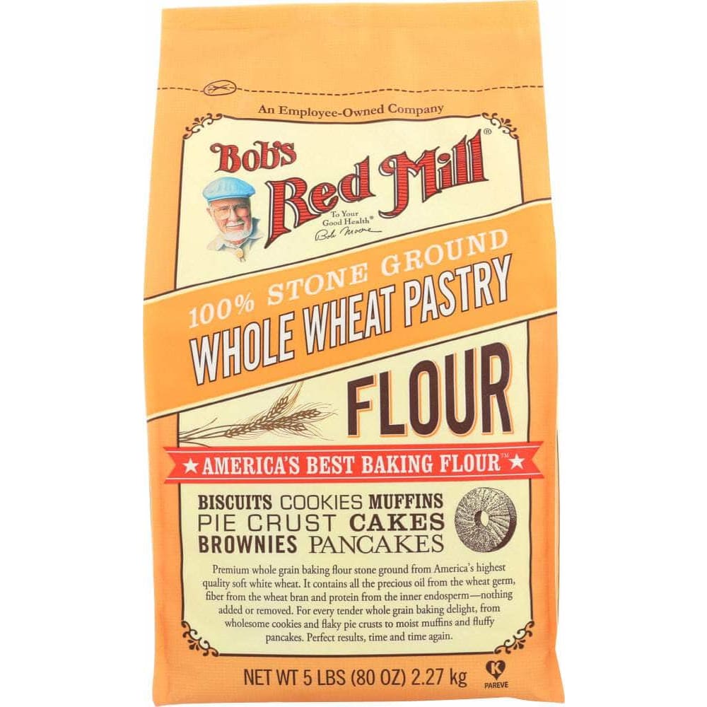 Bobs Red Mill Bob's Red Mill Stone Ground Whole Wheat Pastry Flour, 5 lb