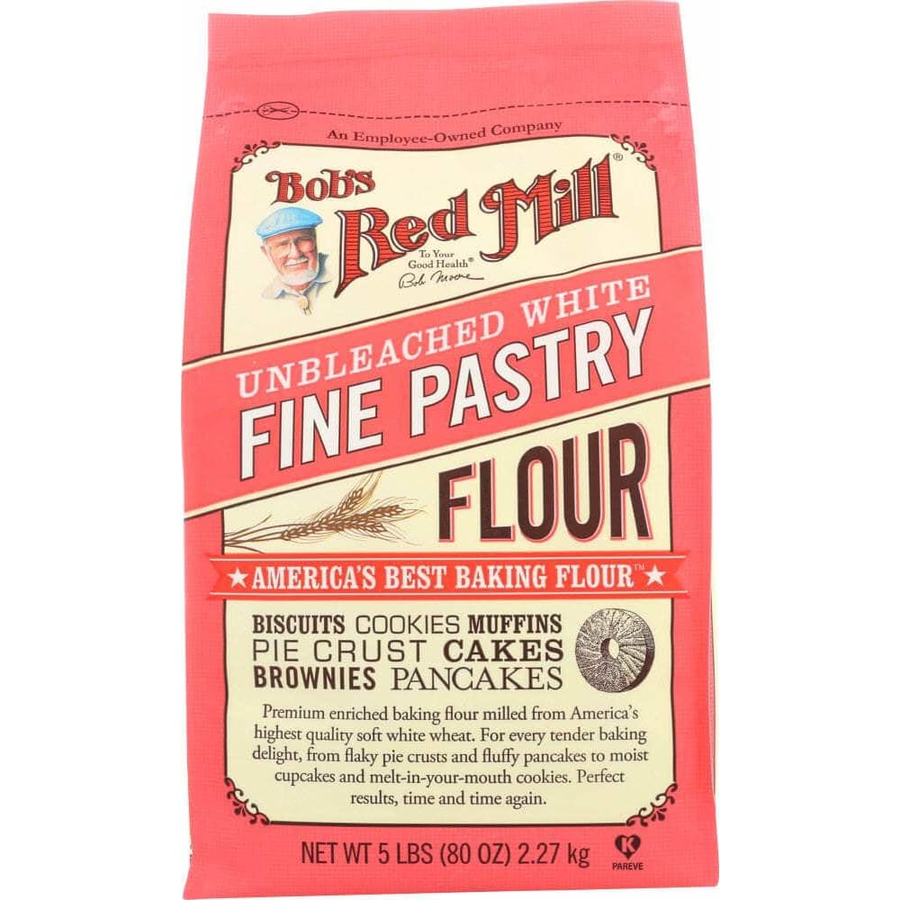 Bobs Red Mill Bob's Red Mill Unbleached White Fine Pastry Flour, 5 lb