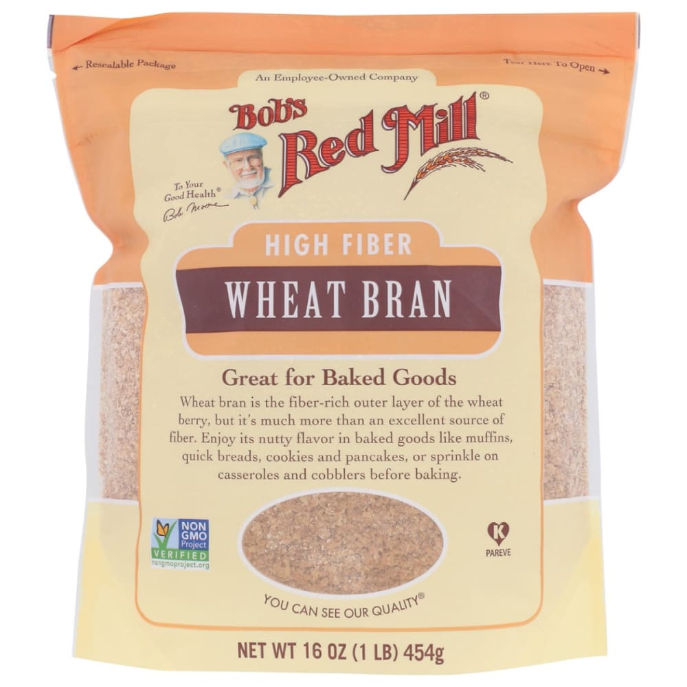 BOBS RED MILL: Wheat Bran 16 OZ (Pack of 5) - Bobs Red Mill