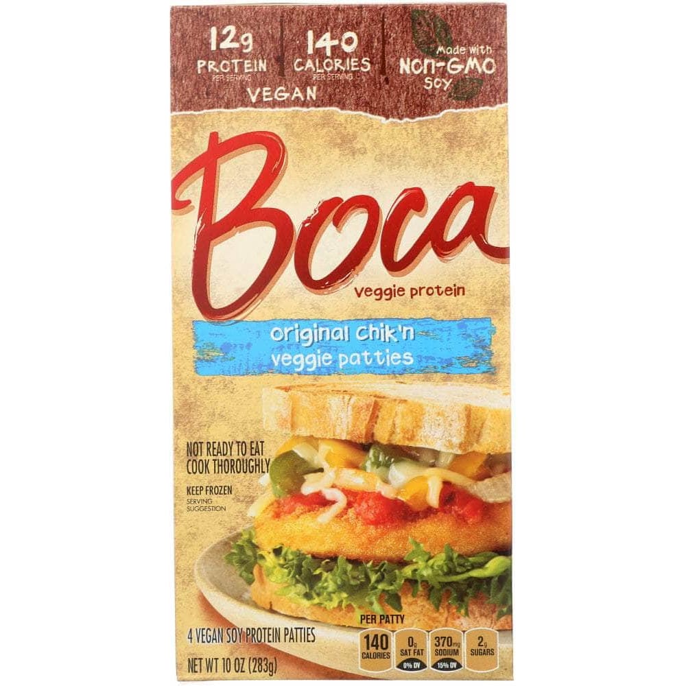 Boca Boca Original Chicken Veggie Patties, 10 oz