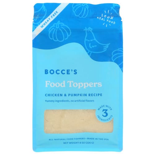 BOCCE’S BAKERY: Topper Chkn Pumpkin 8 oz (Pack of 3) - Pet > Dog Food - BOCCE’S BAKERY