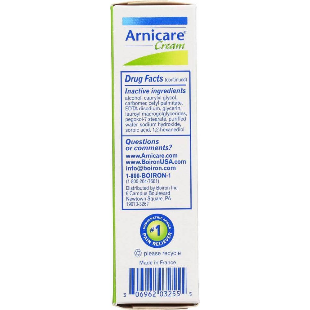 Boiron Boiron Arnicare Arnica Cream Pain Relief, 1.33 Oz