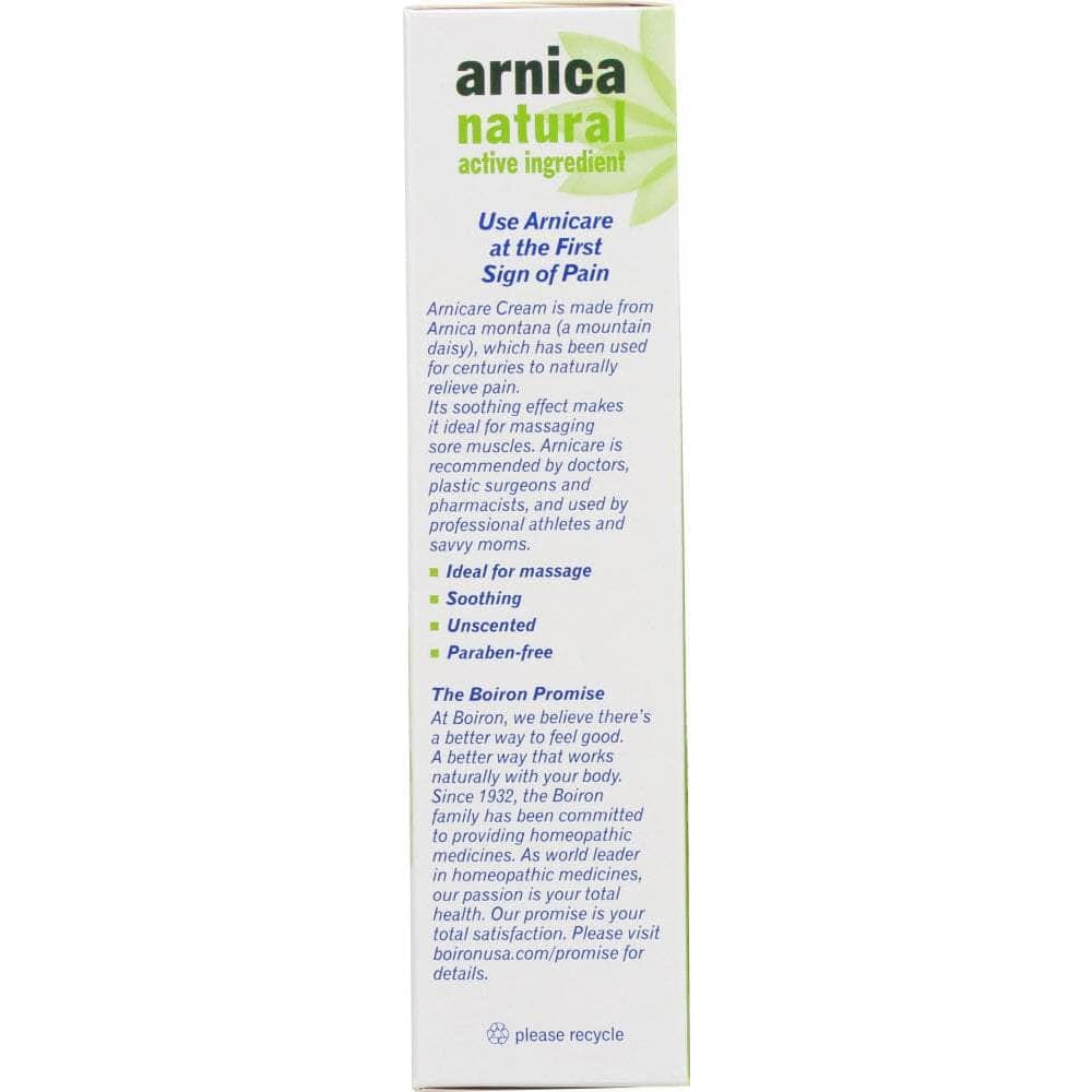 BOIRON Boiron Arnicare Cream Homeopathic Medicine, 2.5 Oz