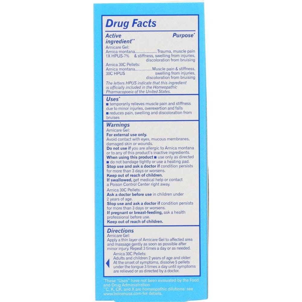 BOIRON Boiron Arnicare Gel With Multi Dose Gel For Muscle Aches, 2.6 Oz