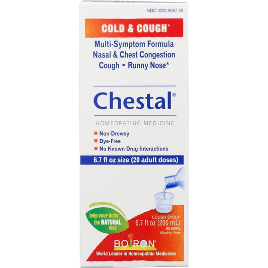 BOIRON Boiron Chestal Cold & Cough Adult, 6.7 Oz