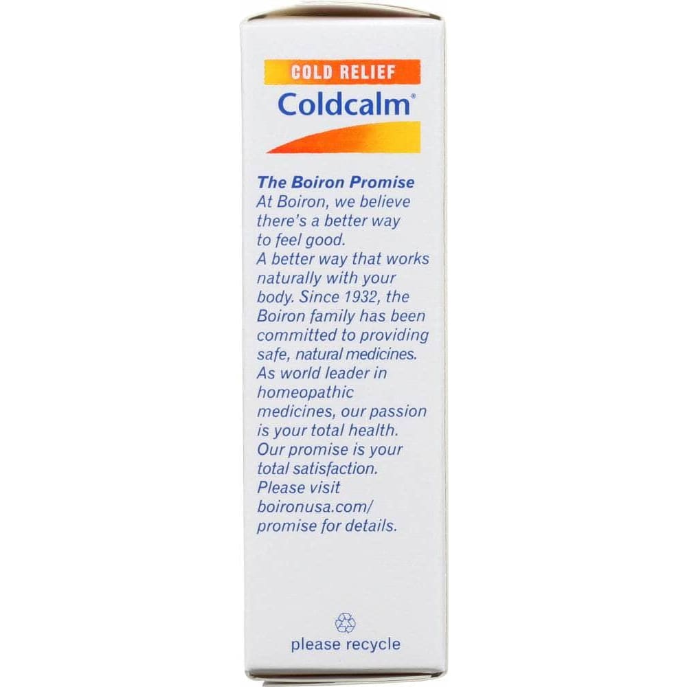BOIRON Boiron Coldcalm Homeopathic Cold Medicine, 60 Tablets