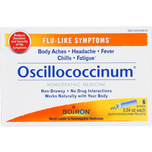 BOIRON Boiron Oscillococcinum Homeopathic Medicine Value Pack, 6 Doses