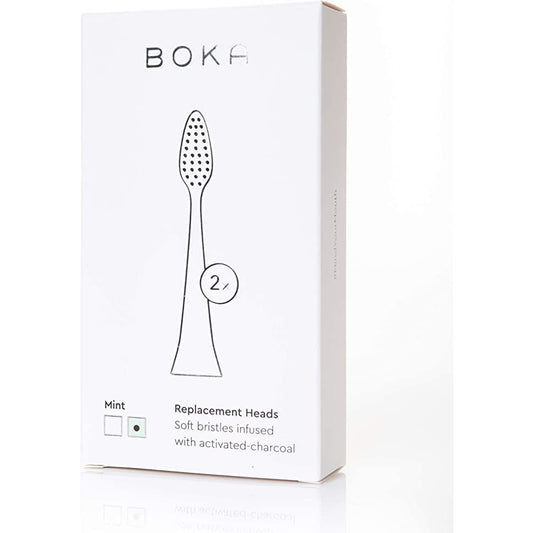 BOKA: Toothbrush Heads White 1 EA (Pack of 3) - Beauty & Body Care > Oral Care > Toothbrushes - BOKA