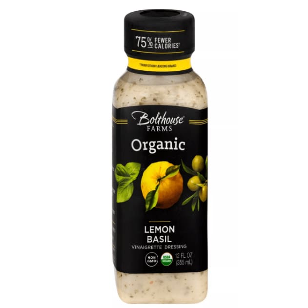 Bolthouse Bolthouse Farms Organic Lemon Basil Vinaigrette Dressing, 12 oz