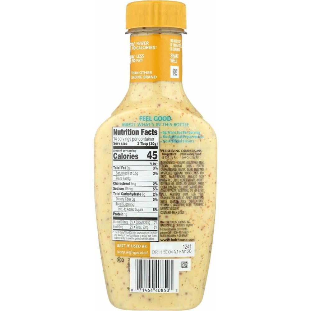 Bolthouse Bolthouse Honey Mustard Yogurt Dressing, 14 oz