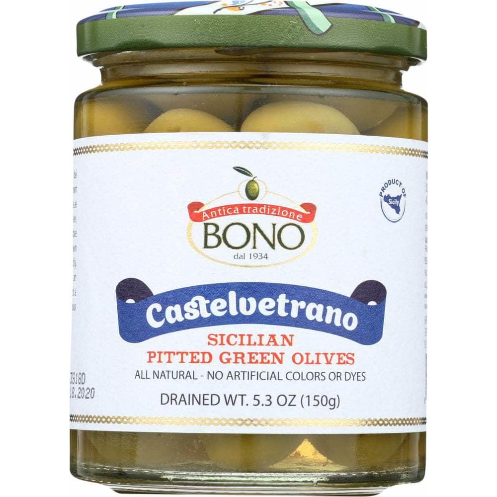 Bono Bono Castelvetrano Pitted Green Olives, 5.3 oz