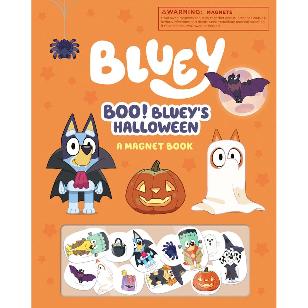 Boo! Bluey’s Halloween: A Magnet Book - Kids Books - Boo!