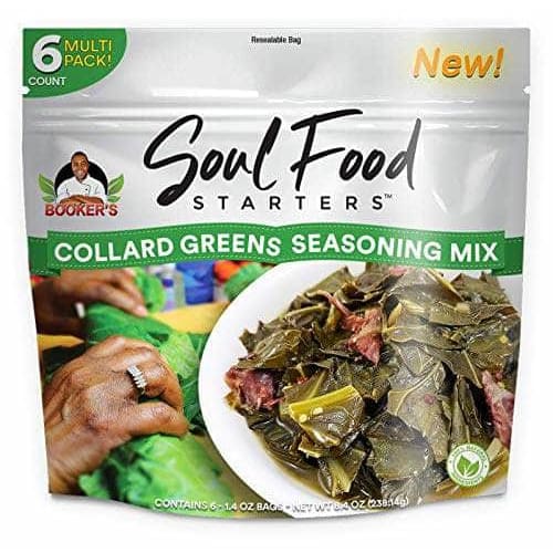 BOOKERS SOUL FOOD STARTERS Grocery > Cooking & Baking > Seasonings BOOKERS SOUL FOOD STARTERS: Collard Greens Seasoning Mix, 8.4 oz