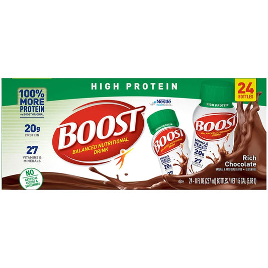 Boost High-Protein Drink Chocolate 24 pk./8 oz. - Boost