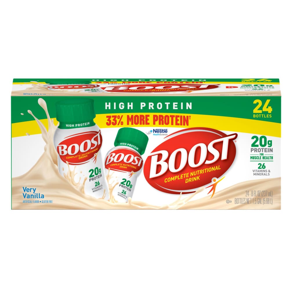 Boost High-Protein Drink Vanilla 24 pk./8 oz. - Boost