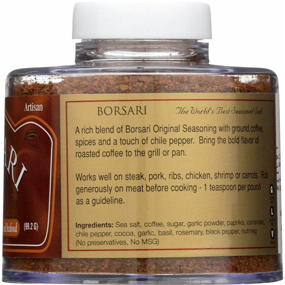 Borsari Borsari Seasoning Coffee Rub, 3.5 oz