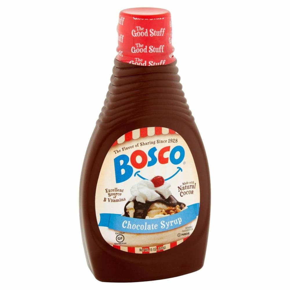 BOSCO Grocery > Chocolate, Desserts and Sweets > Dessert Toppings BOSCO: Syrup Chocolate, 15 oz