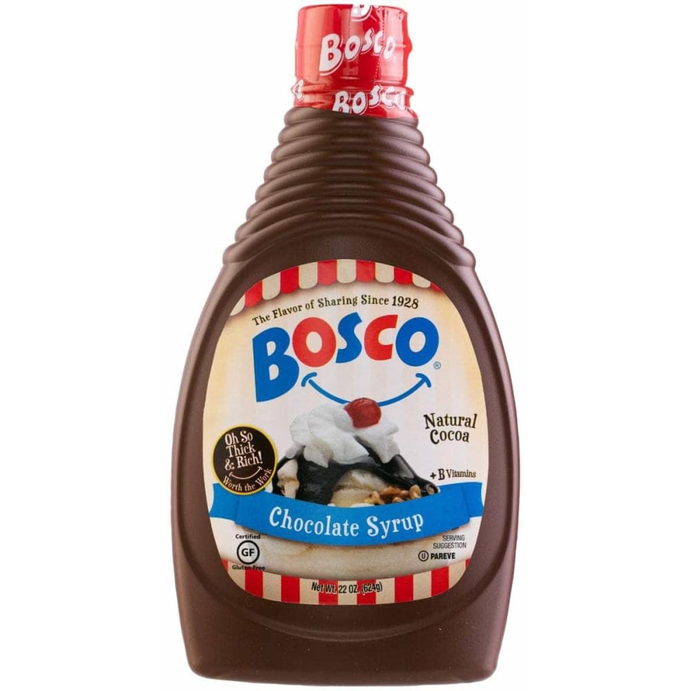 BOSCO Grocery > Chocolate, Desserts and Sweets > Dessert Toppings BOSCO: Syrup Chocolate, 22 oz