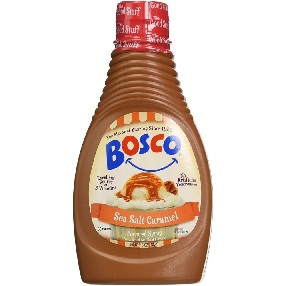BOSCO: Syrup Sea Salt Caramel 15 oz - Grocery > Chocolate Desserts and Sweets > Dessert Toppings - BOSCO